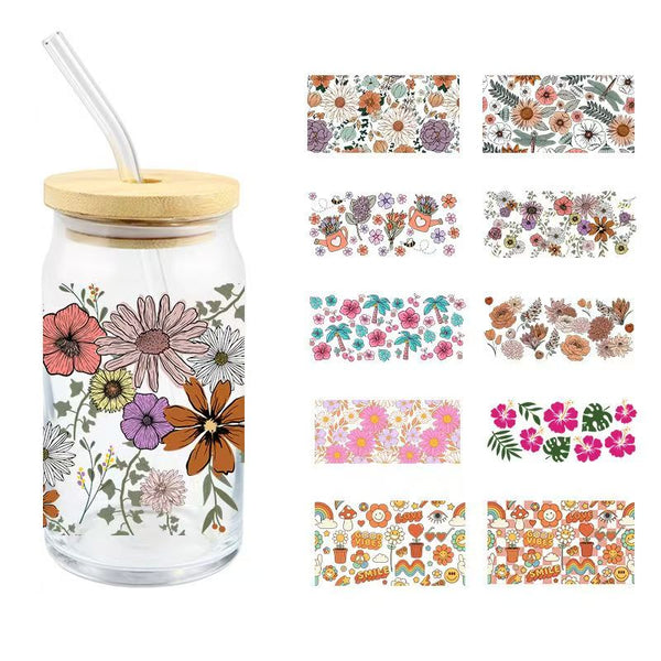 Melody -Live Stream Order Link-16oz Cup Decals, Waterproof PVC Stickers, Transparent Decorative Stickers for Insulated Cups, Cute Cartoon Coffee Cup Decals, DIY Water Bottle Labels