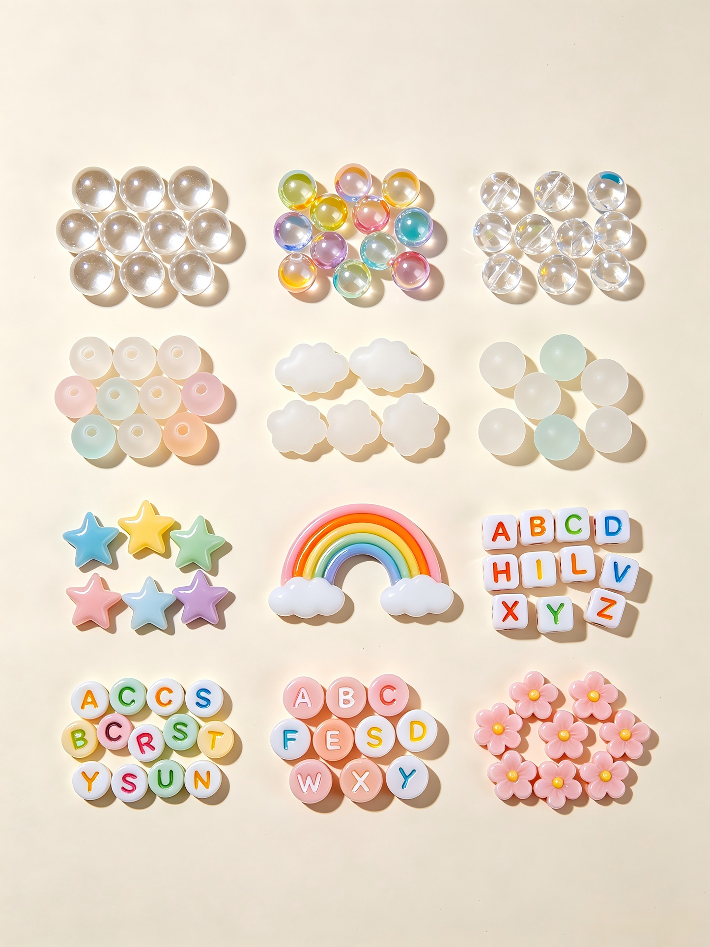 Beads and pens. DIYClear Acrylic Round Beads 8mm 10mm 12mm Large Hole Beads for DIY Bracelet Keychain Phone Lanyard Bead Pen Craft Supplies